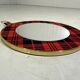 Tartan wall mirror 1960’s