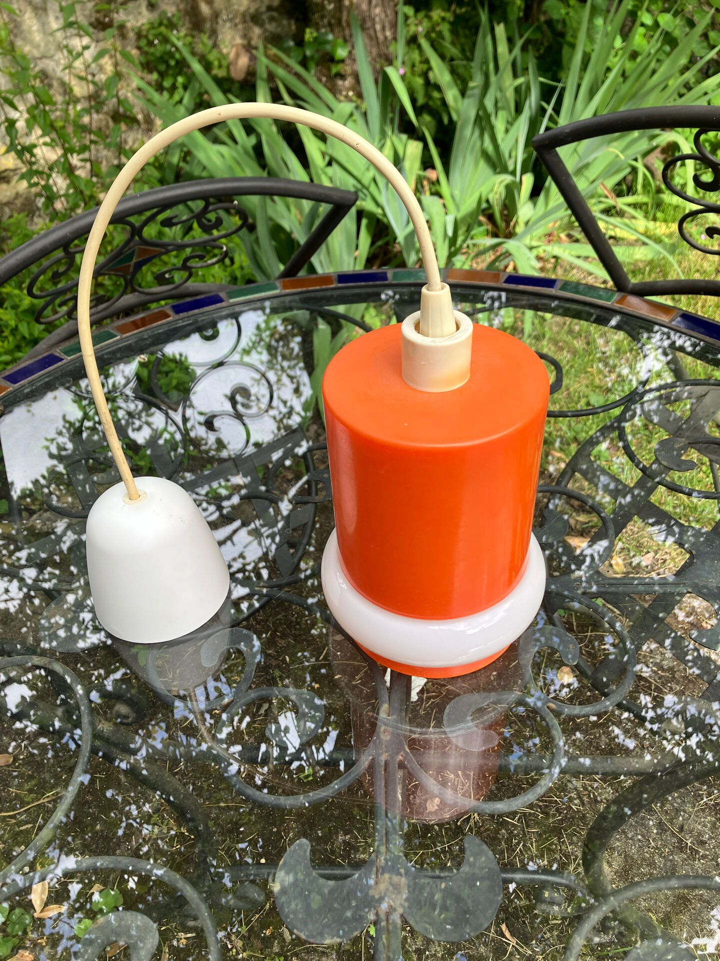 Orange suspension 1970s