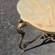 French Vintage Onyx Marble Bronze Coffee Table Style Louis XV 60s