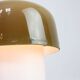 Space-age Brown Mushroom Table Lamp by Luigi Massoni for Guzzini, 1970s