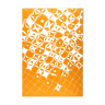 Orange diamond pattern