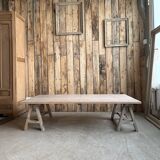 Trestle coffee table