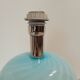Davinvi Italian table lamp base in blue glass from the 70s