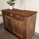 Vintage parisian buffet of the 50s in oak wood