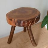 Brutalist tripod stool