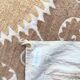 Vintage hand-embroidered tablecloth 140x156 cm