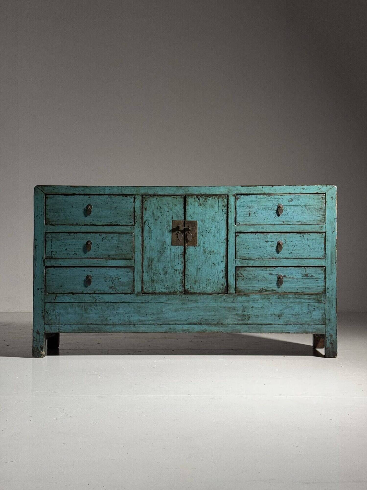 Chinese blue sideboard