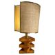 Sculptural Italian Briar Table Lamp, 1970s