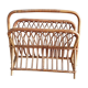 Vintage rattan magazine holder 60/70