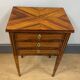 Small chiffonnier table in Louis XVI style.
