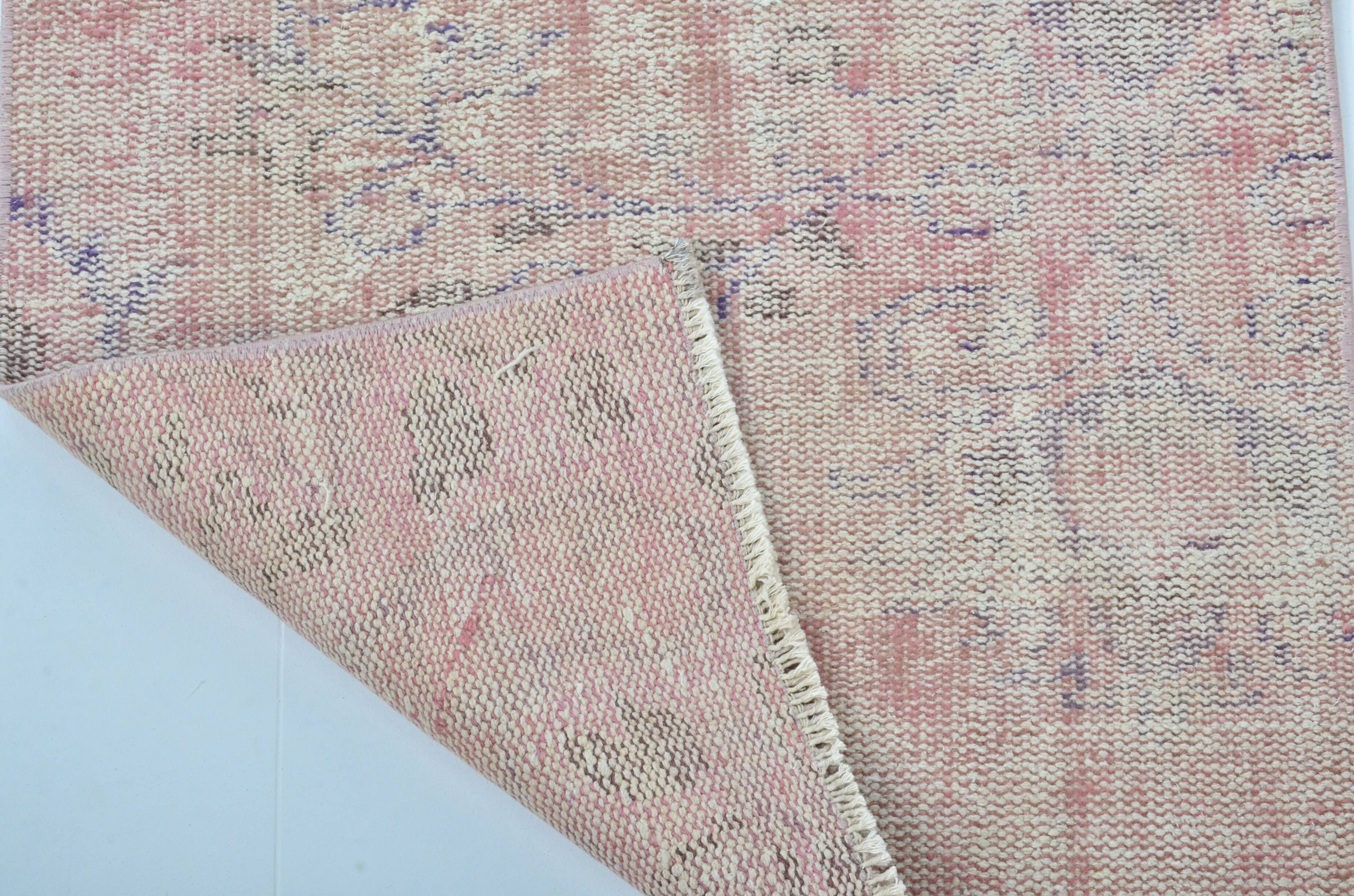 Pink Oushak Turkish Runner sku 3332