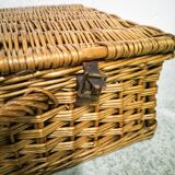 Wicker suitcase