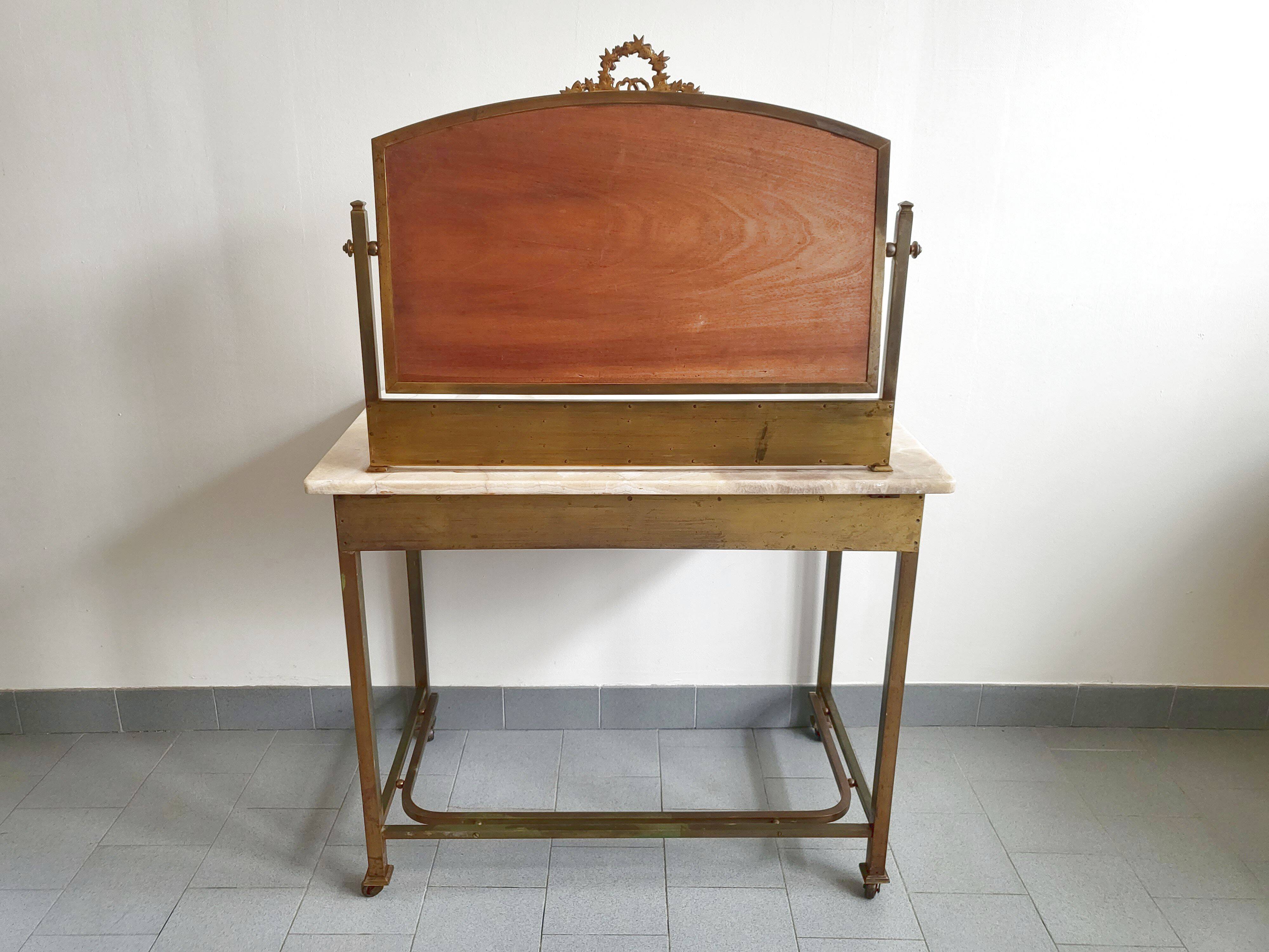 Louis XVI style art deco dressing table