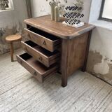 Solid elm aranjou chest of drawers