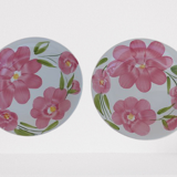 Flower plates1980 ceramic San Marciano