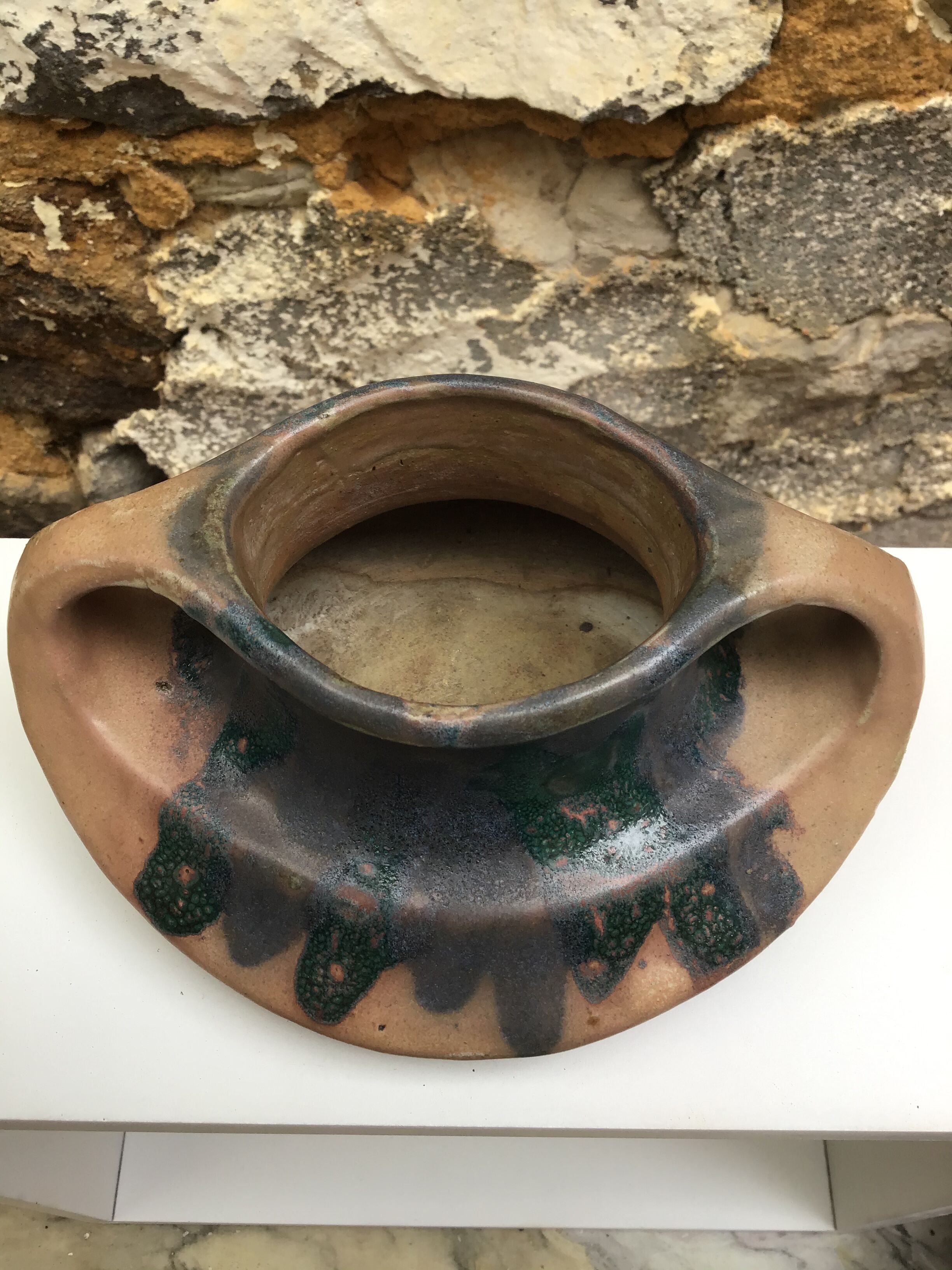 Charles Greber Beauvais sandstone vase