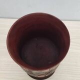 Vase en bois