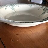 Round dish Gien porcelain Iron earth "Venice"