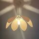 Vintage suspension with lotus flower petals