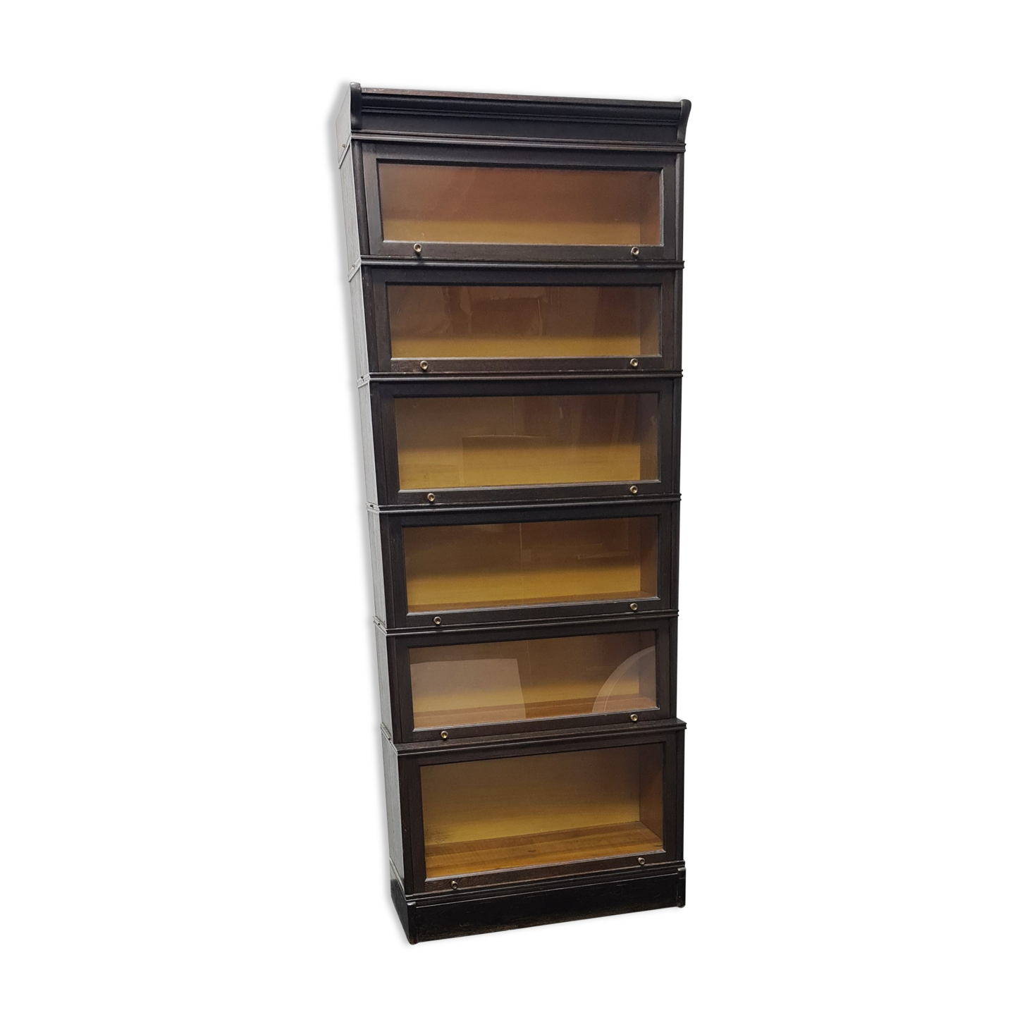 Vintage oak Barristers book shelves by Soennecken Germany