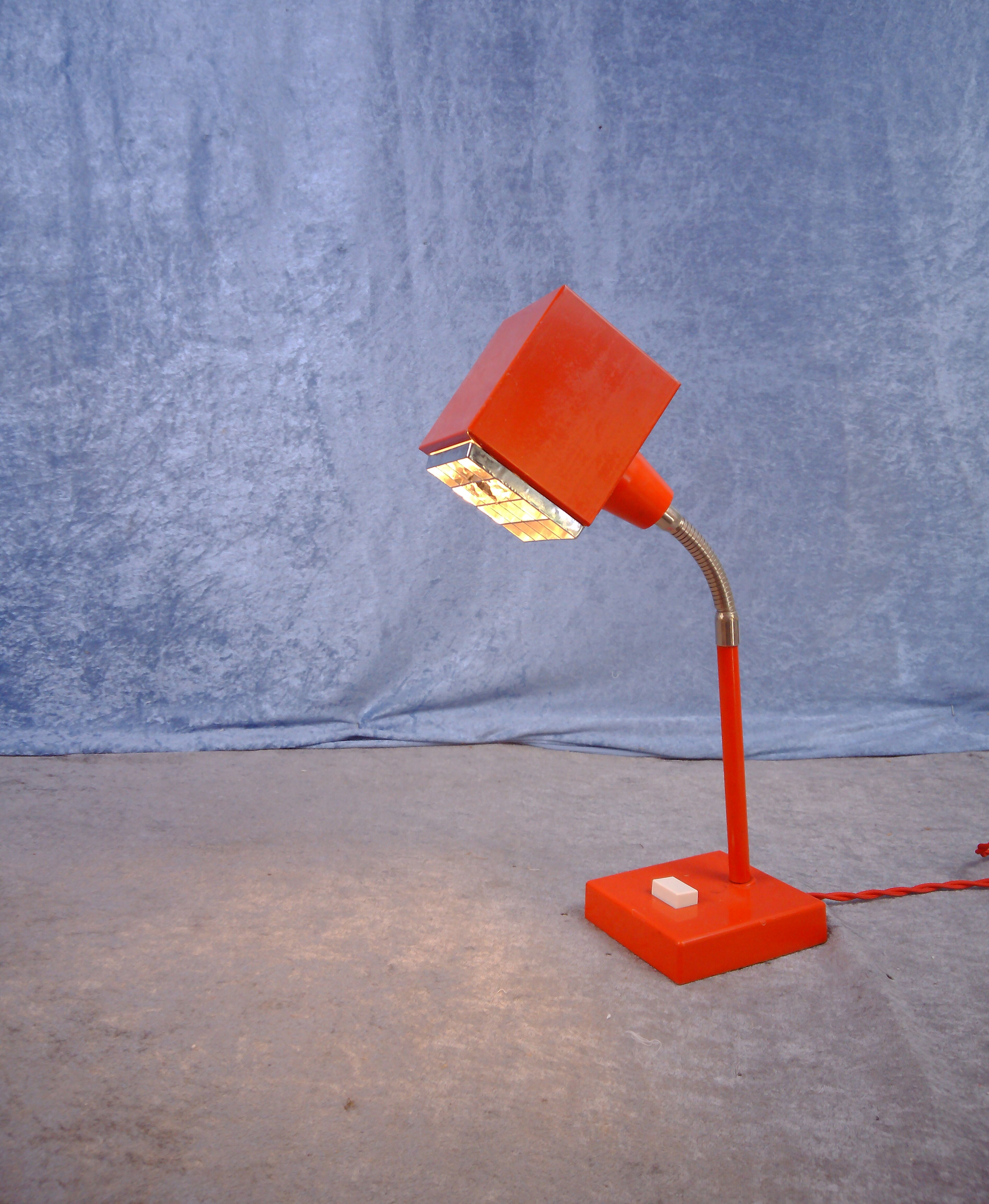 Kuben desklamp by Björn Svensson for Elidus, Sweden. 1970’s