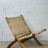 Wicker armchair