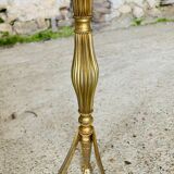 Coffee table in green marble and brass circa 50/60