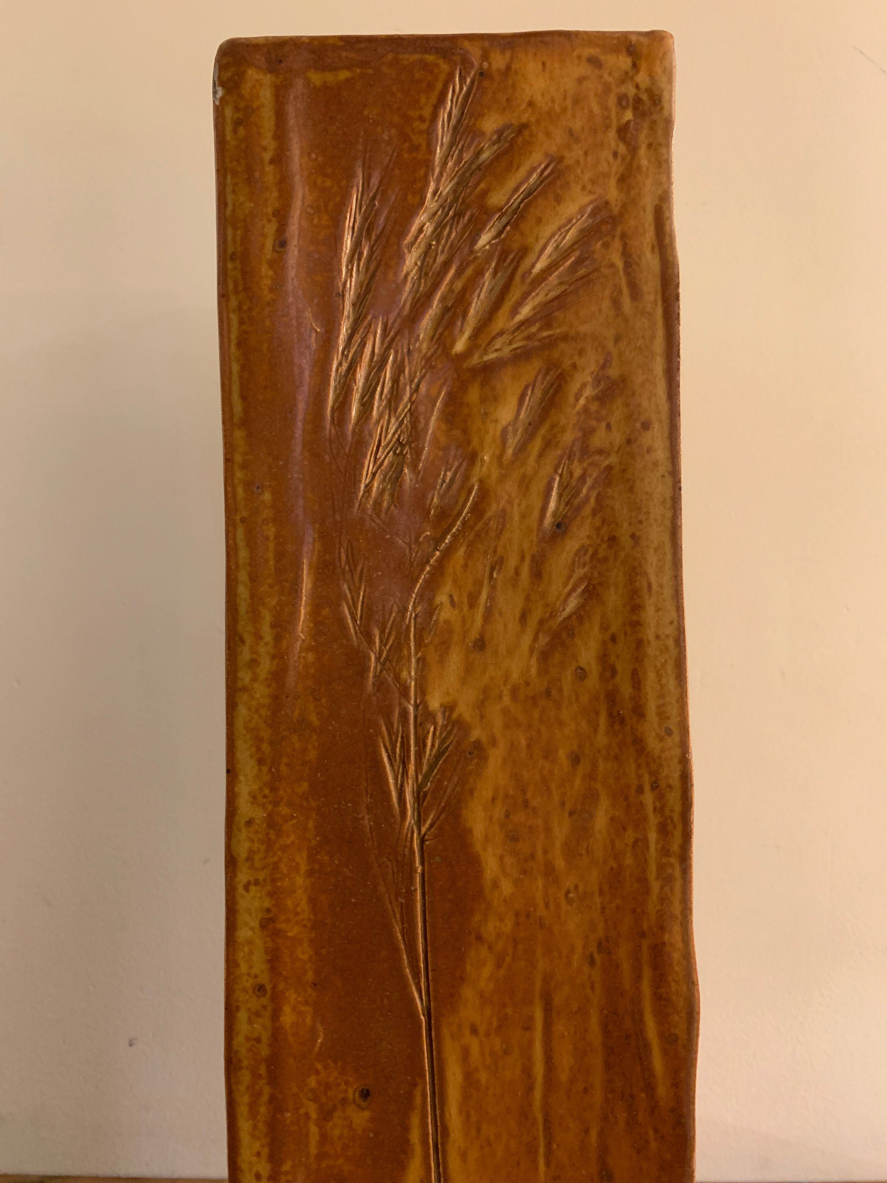 Ceramic vase herbarium G. and E. Solorzano, Castle Pottery