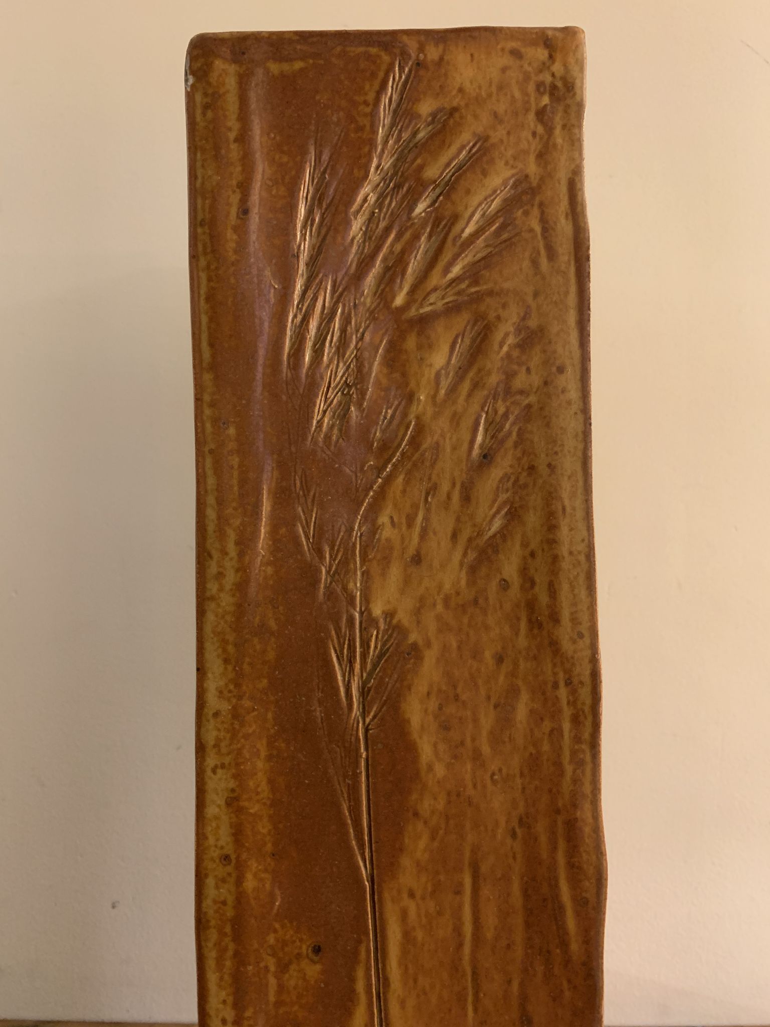 Ceramic vase herbarium G. and E. Solorzano, Castle Pottery