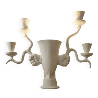 plaster sculpture lamp