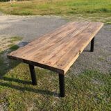 Early 20th century farmhouse table giant workbench