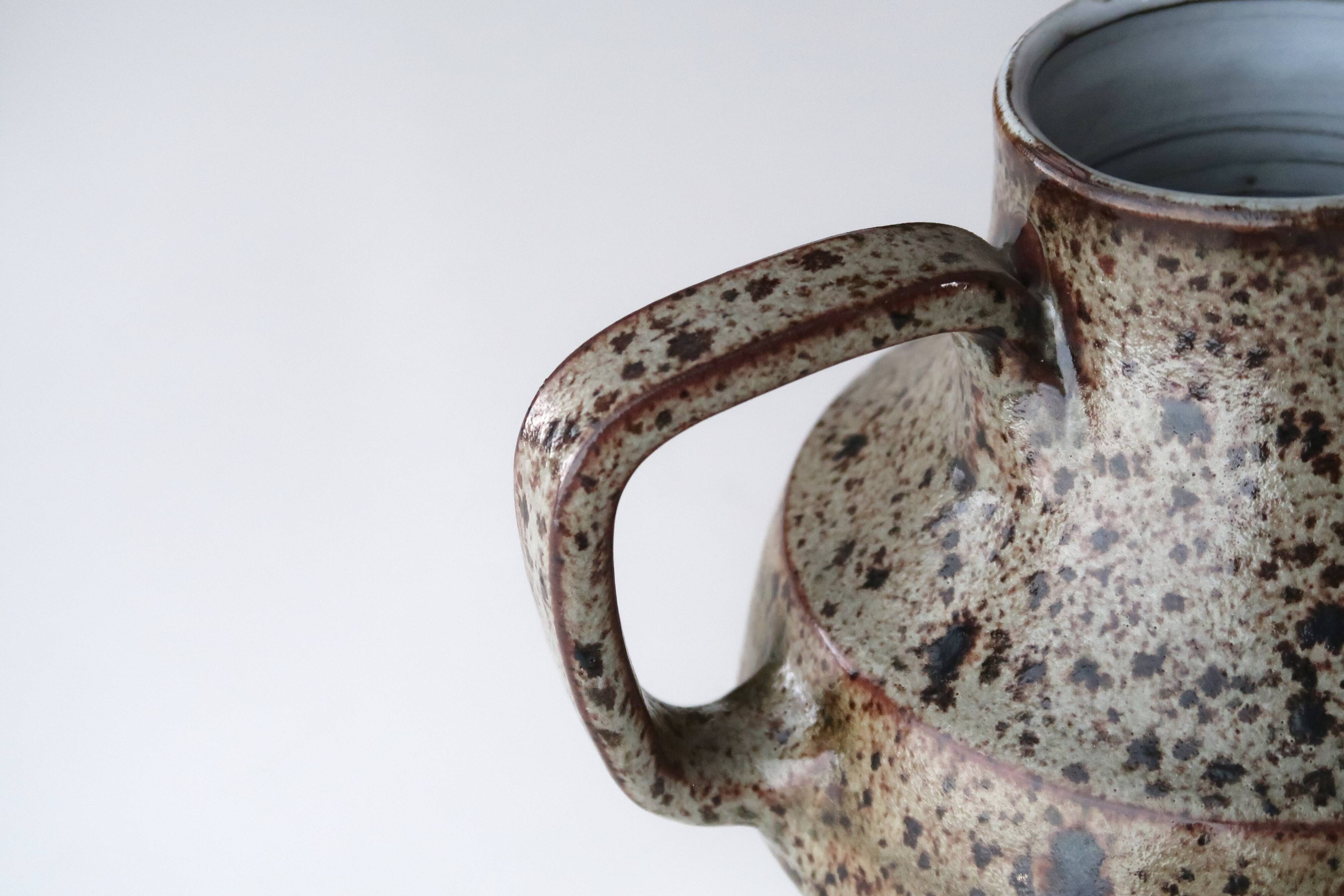 Ceramic teapot by Alain Bresson, 60s