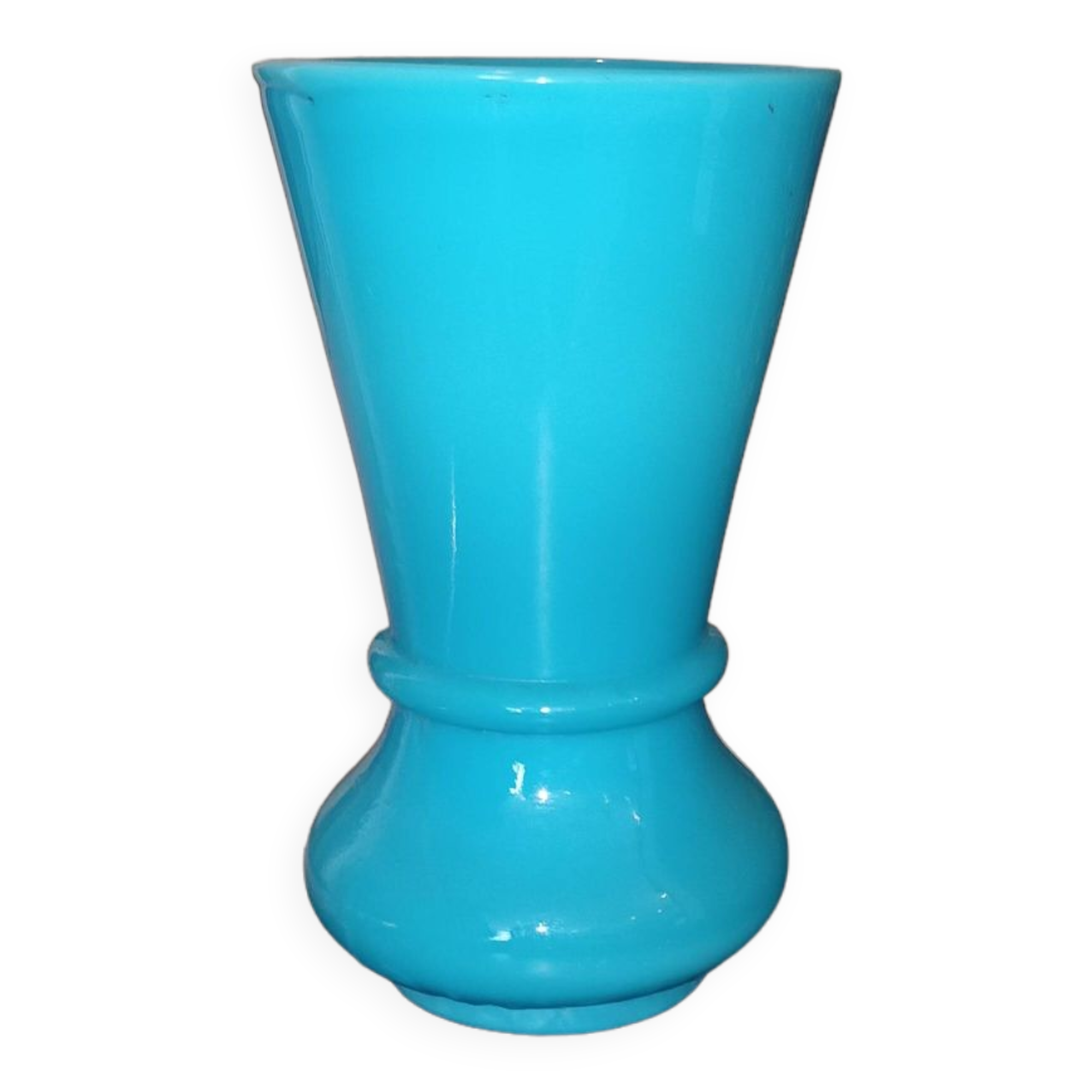 Large opaline vase from the 1950s