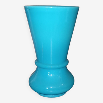 Grand vase en opaline années 50