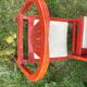4 chaises bois rouge Baumann Argos