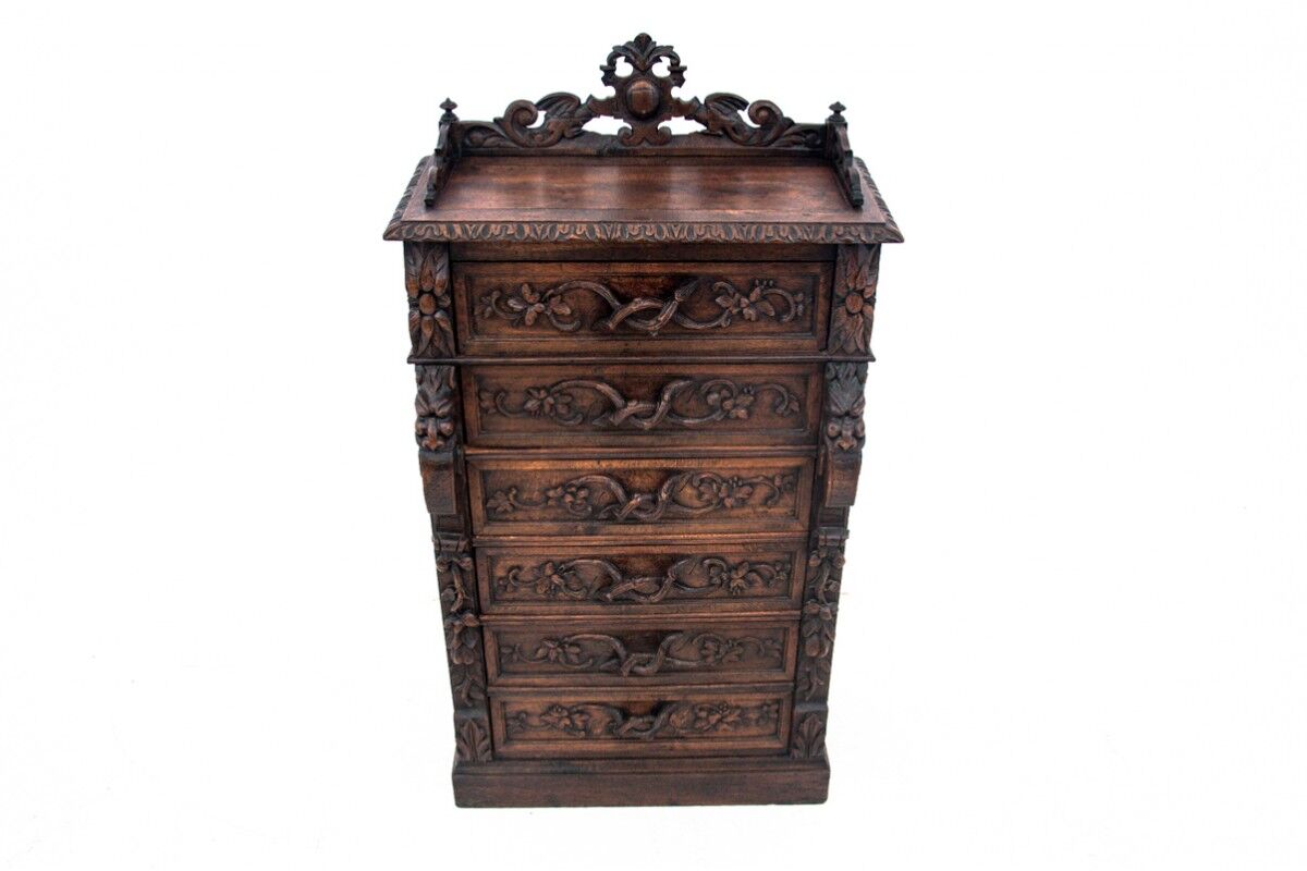 Antique chest of drawers, France, mid 19th century.