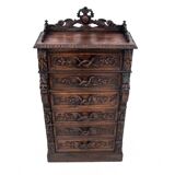 Antique chest of drawers, France, mid 19th century.