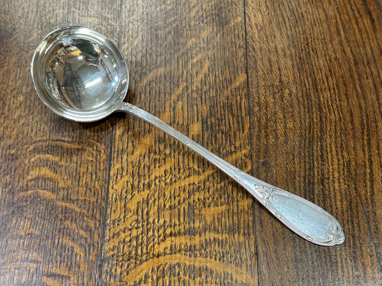 Silver-plated ladle