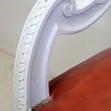 Beech children's bench, Louis XVI style, Early 20th century