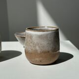 Meeting of three ceramic pieces: ice cup, small cup and small cup