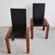 Set of 4 Mid Century dining chairs in rosewood style Afra and Tobia Scarpa.