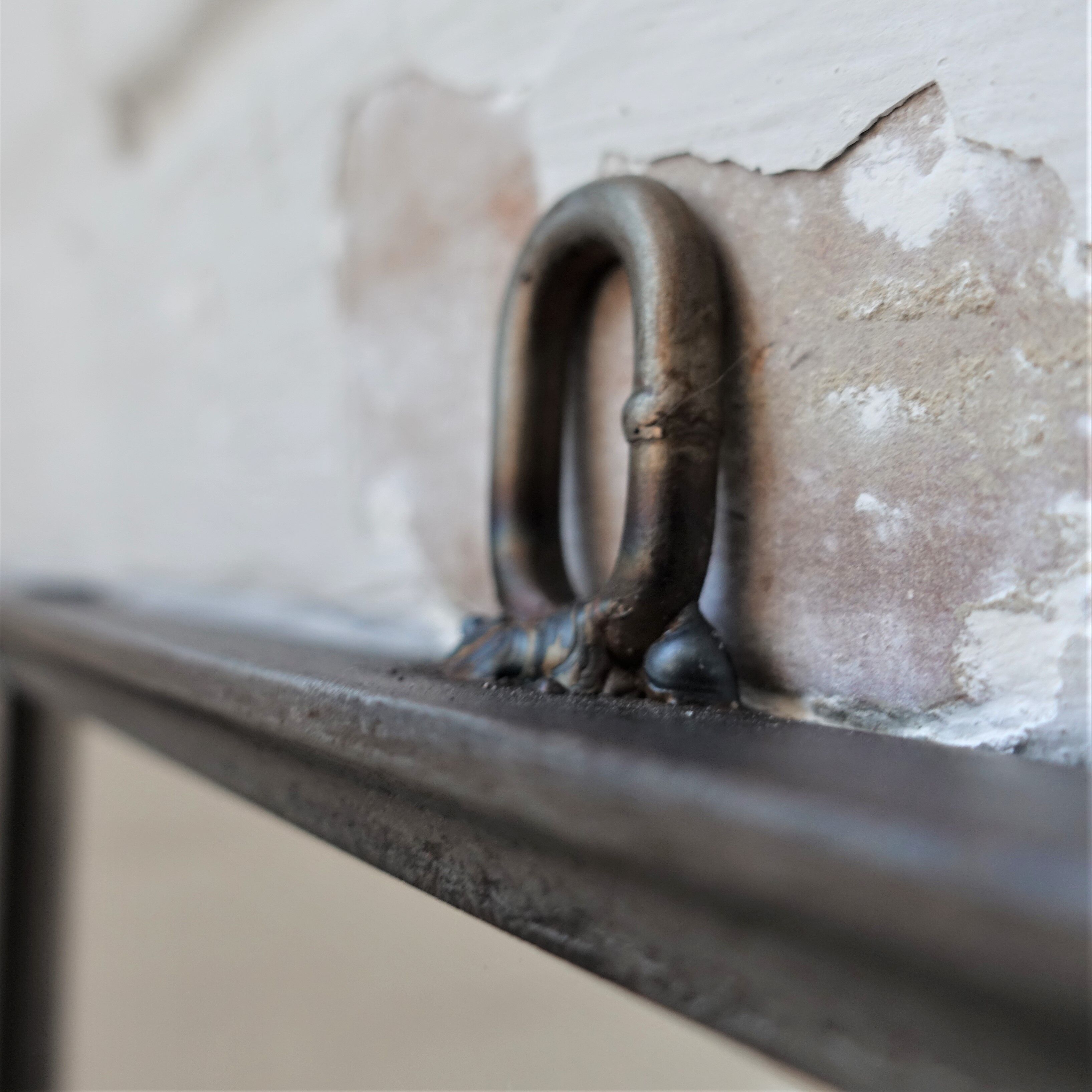 Antique industrial mirror
