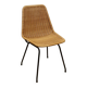 Vintage "Italia 100" model chair by Rotanhuis in woven wicker, 1950s