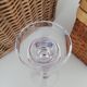 Glass candle holder