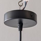 Smoked glass suspension from the 60s/70s by Limburg