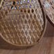 Suspension fleur en cannage