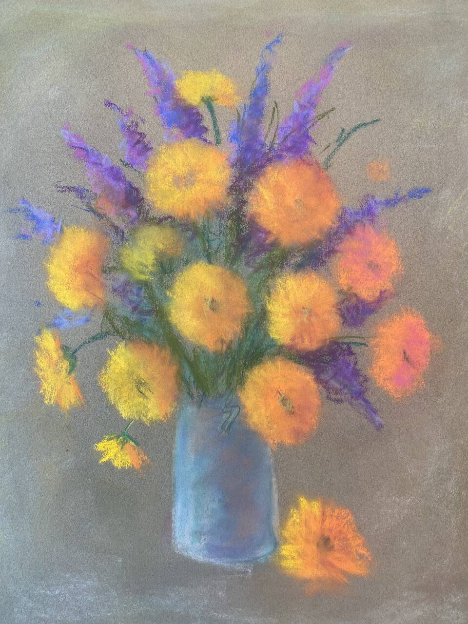 Nature morte aux soucis par Salomon de 1979