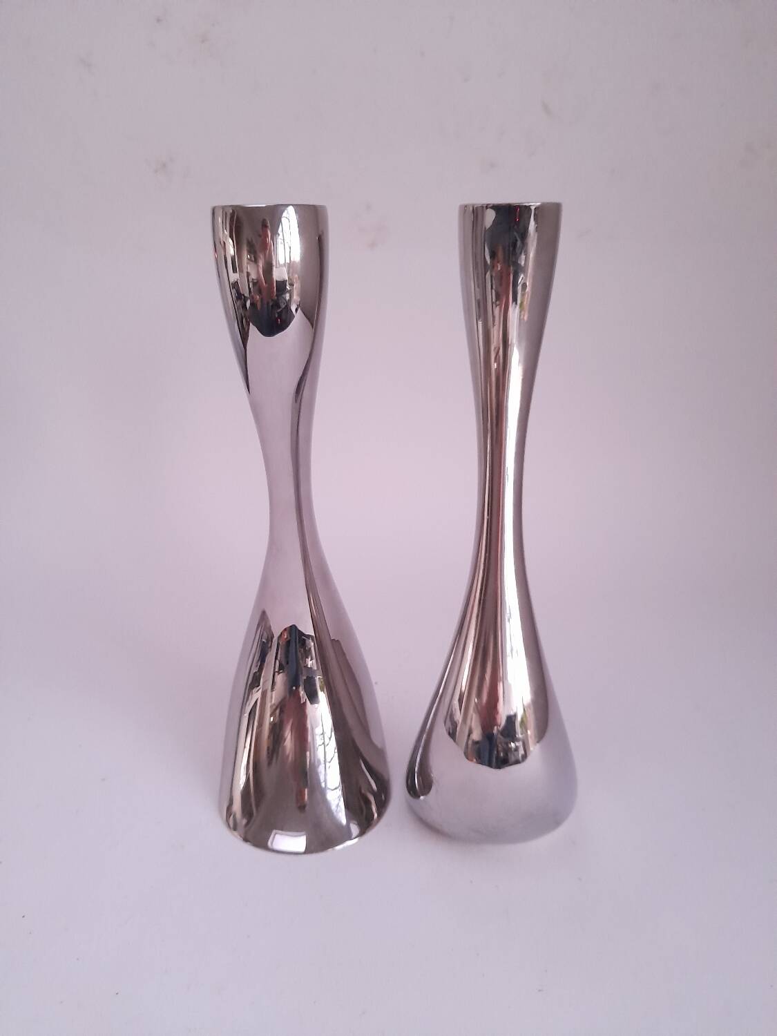 Large Cobra candlesticks by Georg Jensen Denmark