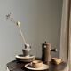 Mini grey stoneware carafe H13 D9