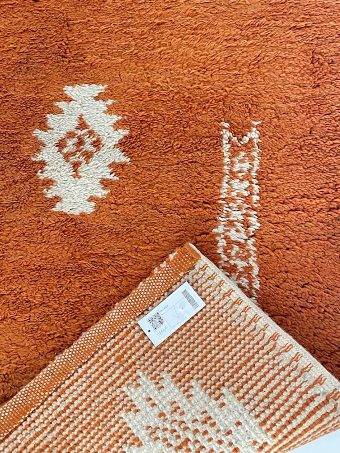 Vintage Handmade Moroccan Rug 1972